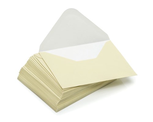 Koperty na zaproszenia C6, Perłowy Beż, 120gsm, 50 sztuk