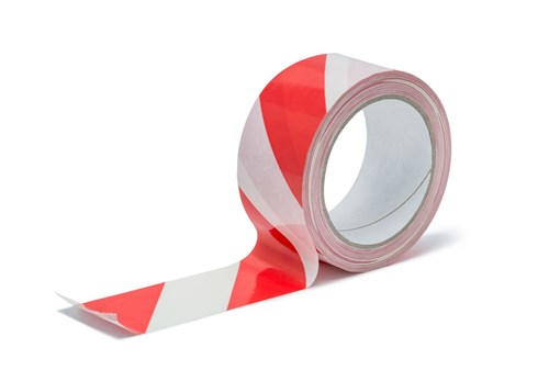 Taśmy podłogowe biało czerwone