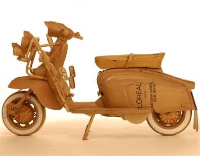 Tekturowe motocykle