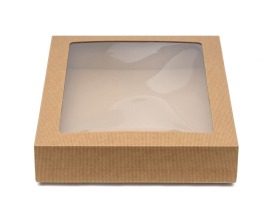 Pudełko karbowane z oknem 450x350x70mm A3