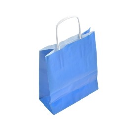 Torba lakierowana 250x110x320mm / Niebieska