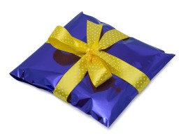 Woreczki Metalizowane 230x325+50mm Czerwone