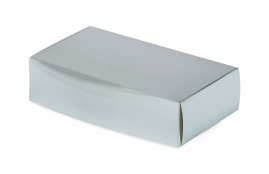 Pudełko Laminowane 200x100x50mm Srebrne F427