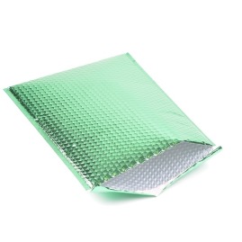 Koperta bąbelkowa metaliczna zielona K20 320x450mm