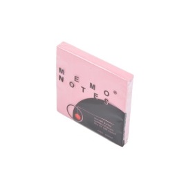 Memo Notes 75x75mm, 100 kartek, różowy pastel