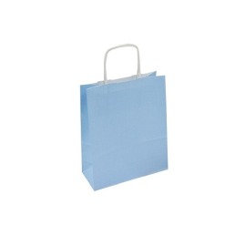 Torba Upominkowa Papierowa Pastelowy Niebieski
