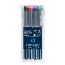 Foliopis SCHNEIDER MAXX 224 F 0,7mm 4 kol. mix
