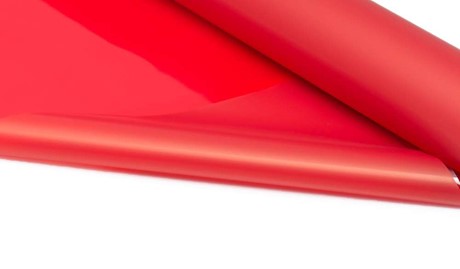 Celofan Rolka 100cm x 25mb Czerwony Mat