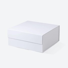 Białe pudełko magnetyczne 255×255×115 mm