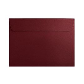 Koperty Ozdobne C6 HK Perłowe Bordowe 120g 50 sztuk Luksusowe Koperty