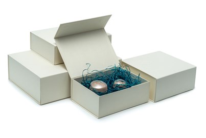 Pudełko magnetyczne Kość Słoniowa 350x250x100mm Karton Prezentowy