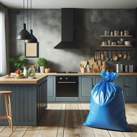 Worki Paclan Expert 60L – zawiązywane, 100 sztuk w rolce