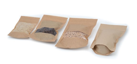 Doypack ECO KRAFT - Małe Okno - 1000ml - 100 szt.