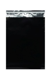 Woreczki Metalizowane 230x325+50mm Czarne