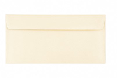Koperty Ozdobne DL HK Kość Słoniowa 120g 50 sztuk - Eleganckie Koperty