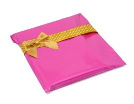 Woreczki Metalizowane 320x430+50mm Różowe