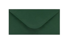 Koperty DL Dekoracyjne Ciemne Zielone 120gsm, 50 sztuk