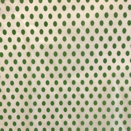 Bibuła Gładka Zielone Kropki 50x70cm 50 arkuszy