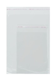 Torebki foliowe z klejem 26x35+5cm 100szt