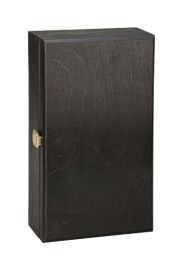 Drewniane pudełko na wino K-982 EX Czarne