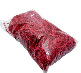 Dekoracyjna wełna drzewna 1kg Amarant