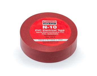 Taśma Izolacyjna 19mm x 20m Czerwona