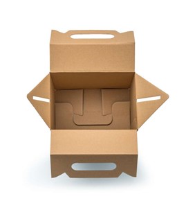 Pudełko z uchwytem 300x180x220 karbowane F217