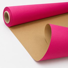 Papier do pakowania fuksja kraft 79cm 50m