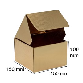 Karton Wykrojnikowy 150x150x100mm F426 Złoty