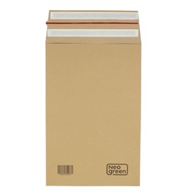 Koperty z podwójnym paskiem NeoGreen 310x430x120mm 10szt