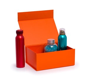 Pudełko Magnetyczne Pomarańczowe 235x170x100mm(zew) A5 Pudełko Ozdobne