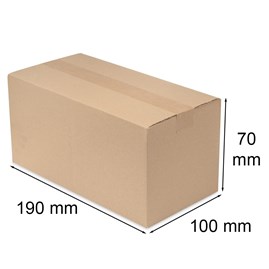 Pudełko klapowe 190x100x70mm