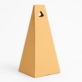 Pudełko karbowane na 1 butelkę wina 150x150x390mm – karton prezentowy