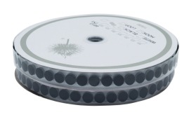 Kółka Rzepowe 16mm Czarne 1250szt Haczyk+Pętelka