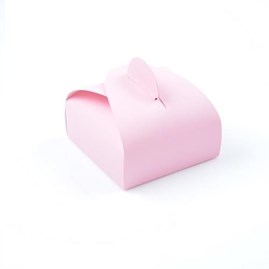 Pudełko ozdobne Prezent S 110x110x65mm Różowe