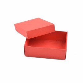 Pudełko ozdobne S 140x100x47mm Czerwone A6