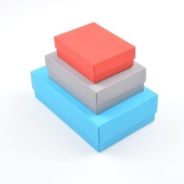 Opakowanie ozdobne L 255x160x75mm Zielone