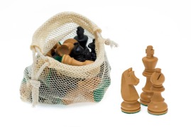 Woreczek 25x30 ECRU z siatki bawełnianej