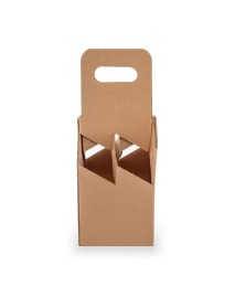 Karton wykrojnikowy 137x137x360mm  na 4 butelki