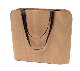 Torba z Tektury Karbowanej Wstążka