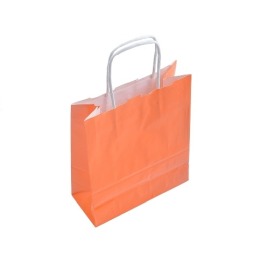 Torba lakierowana 250x110x320mm / Pomarańczowa