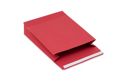 Koperty kartonowe 130x170x40mm Czerwone 220g 10szt