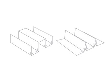 Pudełko czarne na 3 butelki 340x290x95mm (zewn.) MAGNES