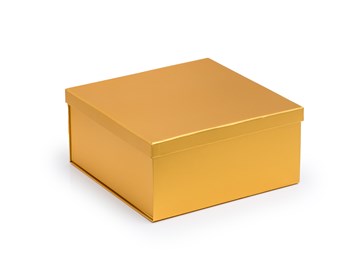 Pudełko Prezentowe z wiekiem 300x300x140 złoty składane opakowanie