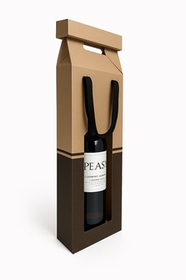 Pudełko Premium EKO POP-UP na 1 wino 95x91x385mm