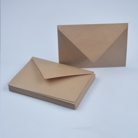 Koperty ozdobne EKKO C6, 50 sztuk, 110 g/m²