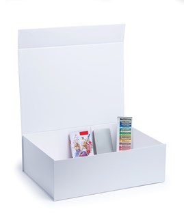 Pudełko Magnetyczne Białe 600x440x200mm(zew) XXL Pudełko Na Prezent