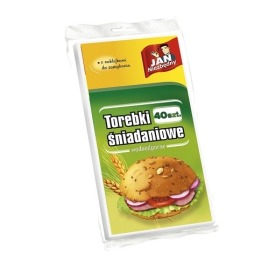 JN Torebki śniadaniowe papierowe 40szt.