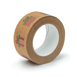 Taśma Świąteczna Papierowa Prezenty 48mm/54m