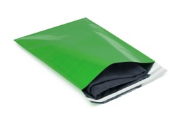 Woreczki Metalizowane 230x325+50mm Zielone